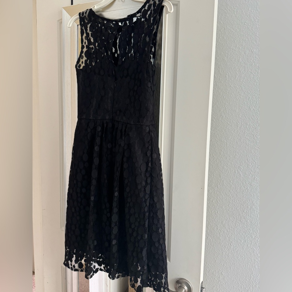 After Six Black Lace Mini Dress